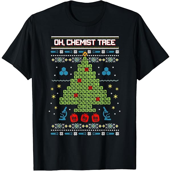 Breaking Bad Oh Chemistree Funny Christmas Science Humor