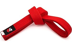 G4 VISION Black Karate Belts Martial Arts Uniform Ranking Taekwondo Karate Judo BJJ Colored Ranking Belt Aikido Kempo Sports 