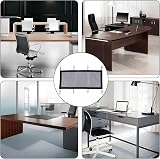 Miawtro Under Desk Cable Tray 30x70cm Flexible Management 16 Buckles Screws view 8