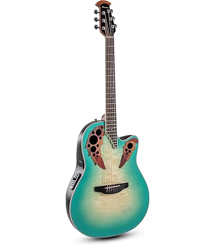 ギター OVATION Celebrity Elite Exotic CE44P-8TQ Amazon.com: Ovation CE44P-8TQ Acoustic-Electric Guitar