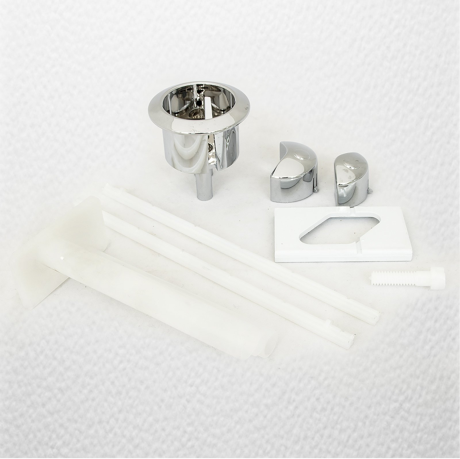 Thomas Dudley Niagara Dual Flush Chrome Toilet Push Button 314318, Multi-Colour