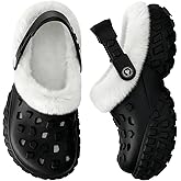 YASSIA Slippers for Women Men - Waterproof Outdoor Garden Clogs with Non-Slip Sole, Warm Fleece Lined Winter Unisex House Shoes for Indoor Outdoor Comfort