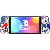HORI Nintendo Switch Split Pad Compact (Sonic the Hedgehog Edition) Ergonomic Controller for Handheld Mode - Officially Licensed by Nintendo and SEGA