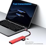 BENFEI USB C HUB 7-in-1 4K HDMI 60W PD 3 USB 3.0 SD TF Reader view 5