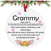 Grandma Ornament Grammy Gifts from Grandkids Grandchildren Grandmother Christmas Ornament Grandma Gift Ideas from Grandkids Grammy Gift Ideas for Grandmother Gifts for Mothers Day