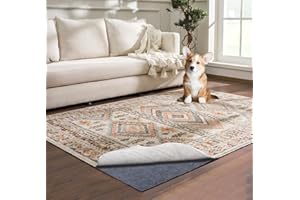 AEHISDHIE 100% Waterproof Rug Pad, 10x14 ft Extra Large Area Rug Non-Slip Carpet Pad, Non-Slip Rug Pads for All Floors and Finishes, Felt Pad for Hardwood Floors, Keeps Carpets in Place Soft and Safe