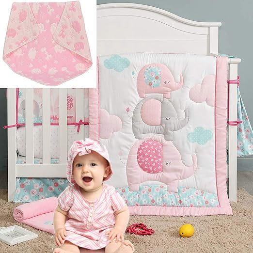 elephant crib blanket