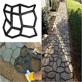 ausuky Garden Floor Path Maker Mould DIY Concrete Cement Stone Form Template view 6