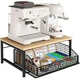 Coffee Pod Drawer, Counter Coffee Bar Organizer for Home Kitchen,Black | Coffee Machine Storage Rack,Coffee Pod Holder for Nespresso,Coffee Station Organizer,K Cup holder