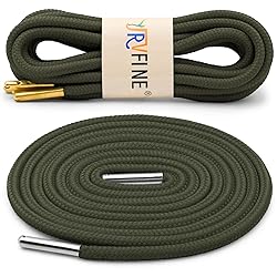 YJRVFINE Athletic Round Shoe Laces: 2 Pairs 31 Inch