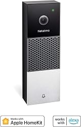 Netatmo Smart Video Doorbell HD 1080p Night Vision Person Detection Wired Black view 2