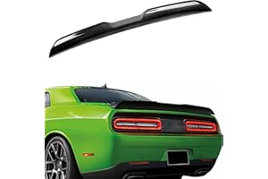KKoneAuto Rear Spoiler Compatible with Challenger 2008-2017 Demon Style 2 Door Coupe SRT SXT GT SE Rear Trunk Wing Spoiler Fit for Challenger Without Camera, Carbon Fiber Style