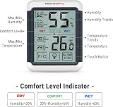 ThermoPro TP55 Digital Room Thermometer Humidity Monitor with Backlight view 4