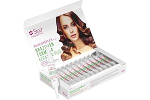 Brazilian Formula Keratin Plus 12 Pack – 0.61 oz Each, Professional Hair Smoothing & Strengthening Treatment for Frizz-Free, 
