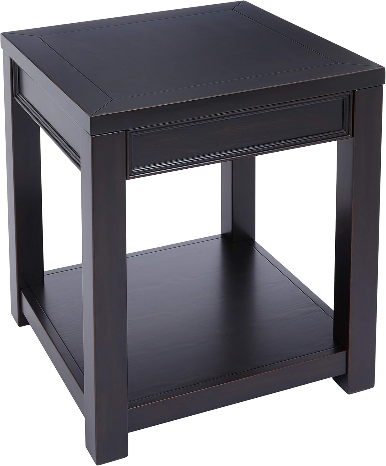 Best square end table black
