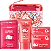 Gifts for Women Skin Care Set, 8 Pcs Spa Gifts for Women Complete Travel -Size Spa Kit Skincare Gift Set Teens Birthday Galentines Day Party Favors Valentines Mothers Day Gift