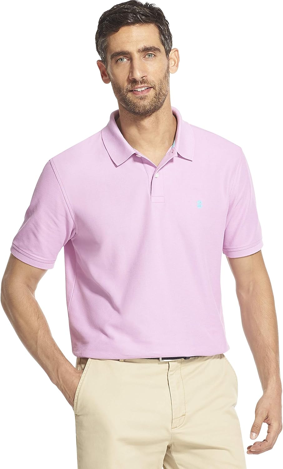 Izod Men's Slim Fit Advantage Performance Stripe Polo Shirt Buy Online