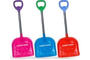 Slippery Racer Kids Toddler Outdoor Snow Shovel 27 inch. (Set of 3)