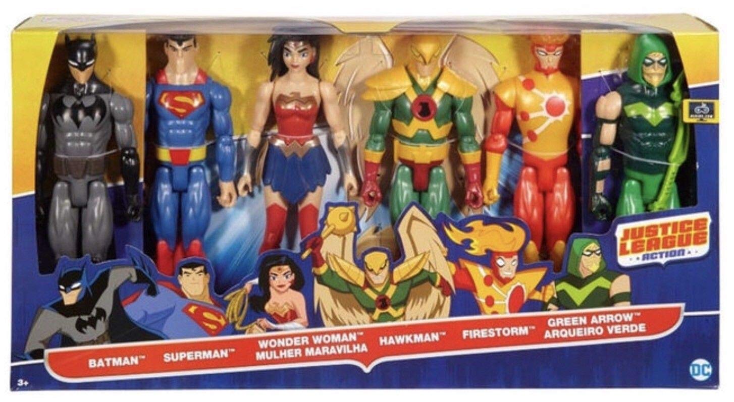 Mattel DC Comics Justice League 6 12 Inch Action Figure Team Pack ICC