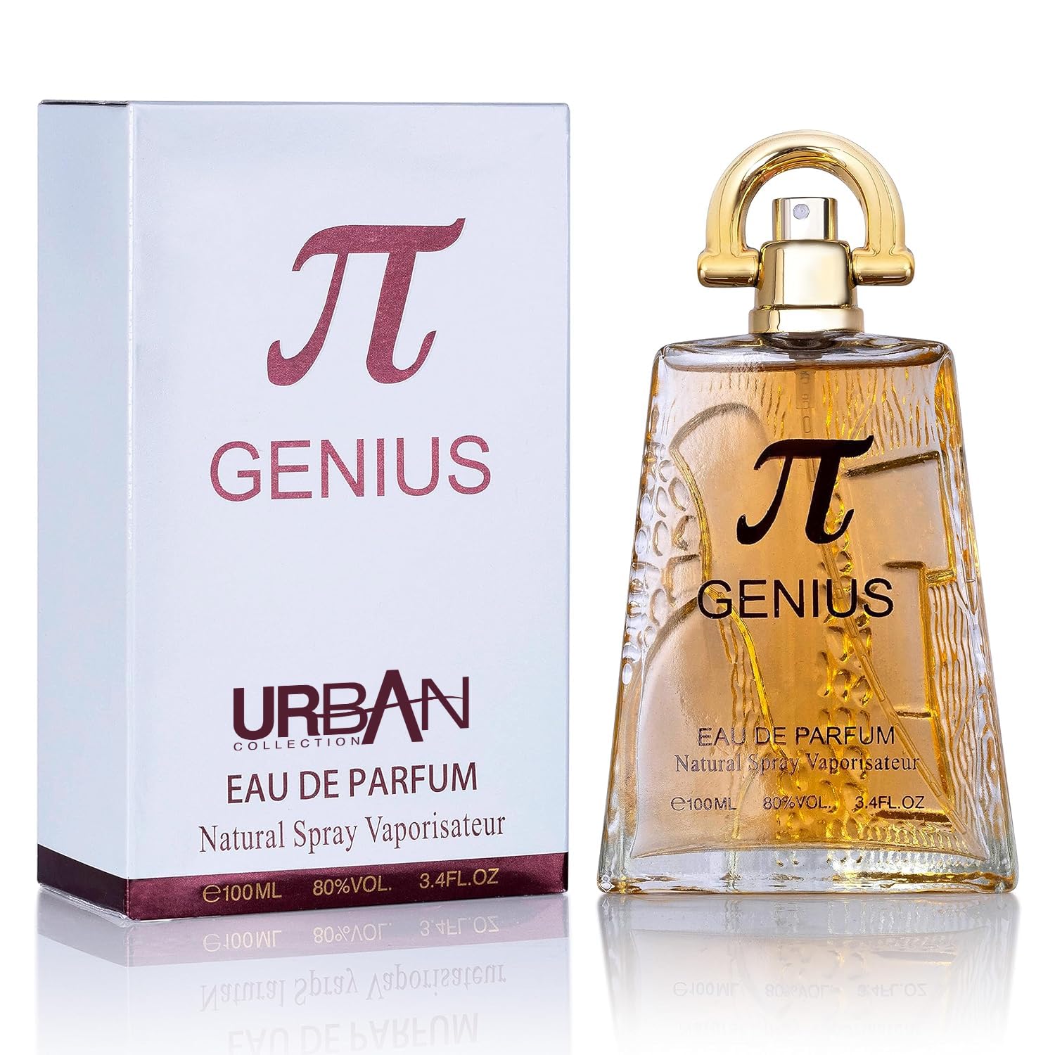 Genius for Men Eau De Parfum - High-End Fragrance with a Combination of Mandarin, Rosemary, Galbanum & Pine Needle - Fragrance That Will Get You Noticed - 100ml Bottle with 100% recycled box