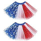 Century Star 2 Pack Sparkle Tutu for Toddler Girls Ballet Dance Skirt Princess Baby Kid Dress up Birthday Party 3 Layers 2-8T