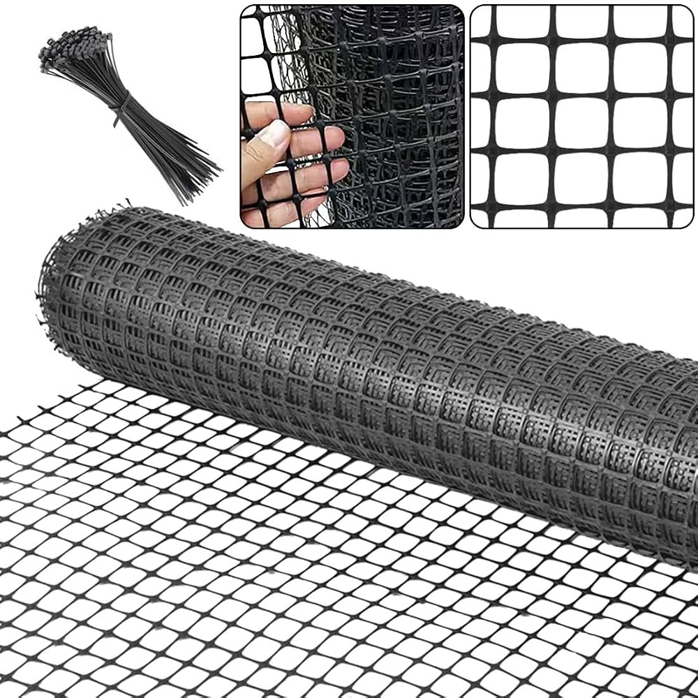 Shsyue Garden Fence Barrier 1x20m Snow Fence Plastic Netting Heavy Duty