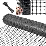 Shsyue Garden Fence Barrier 1x20m Snow Fence Plastic Netting Heavy Duty