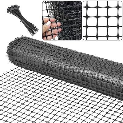 Shsyue Garden Fence Barrier 1x20m Snow Fence Plastic Netting Heavy Duty