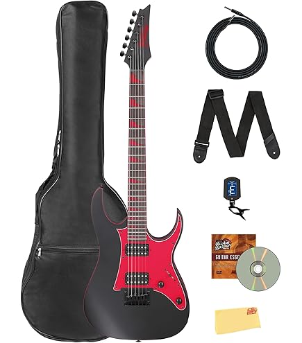 Amazon.com: Ibanez GRG7221 RG Gio 7-String Electric Guitar - White