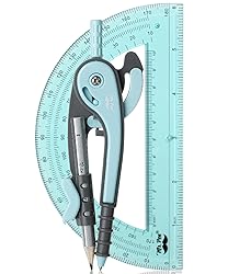 Mr. Pen- Compass and Protractor Set, Math Compass