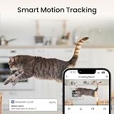 Cinnado 2K Pet Camera Indoor Security Camera 360 WiFi Motion Tracking 2-Way view 5