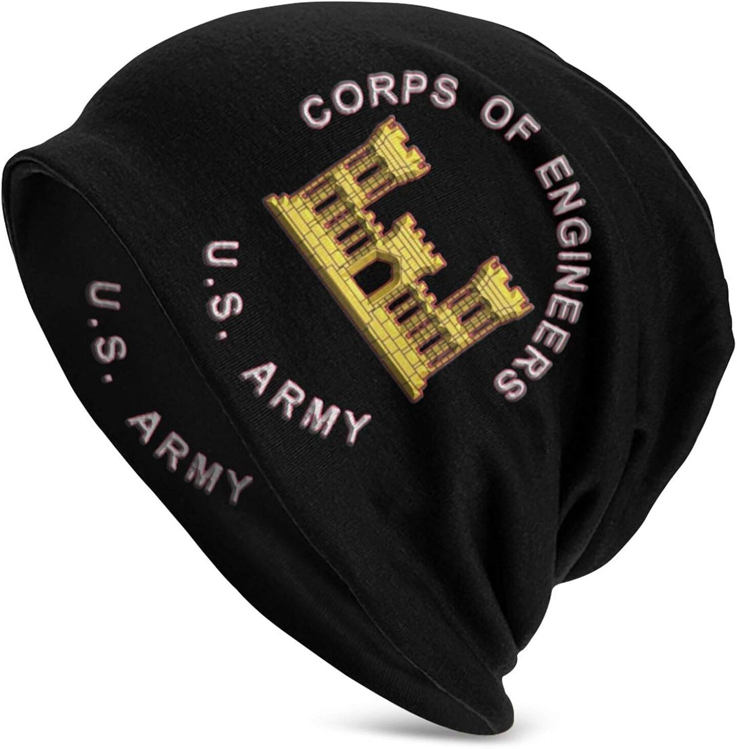 FLYYN Us Army Corps of Engineers Fashion Knitted Hat Unisex