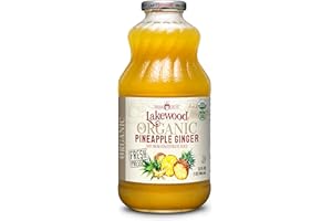 Lakewood Organic Pineapple Ginger Juice, 32 FZ
