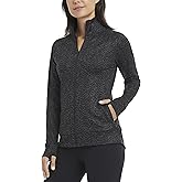 Jockey womens Long Sleeve Zip Up Balance Jacket