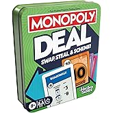 Monopoly Deal Card Game in Collectible Storage Tin | Ages 8+ | 2-5 Players | 15 Mins. | Fun Family Games for Kids, Teens, and