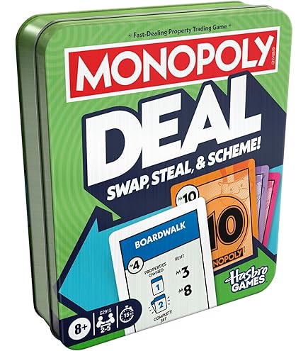 FitSand Hard Case Compatible for Monopoly Deal Card Game : Toys & Games