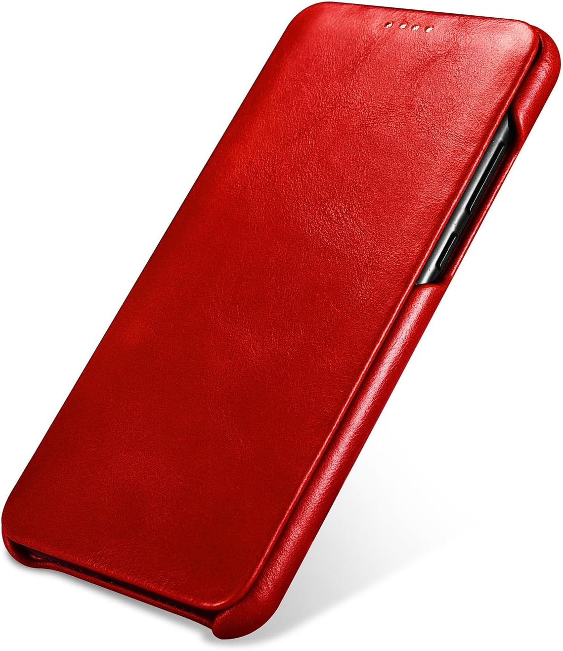Mobiskin case compatible with Huawei P20 (5.8 inch display), cover with genuine leather, book-style protective phone case - Image 4