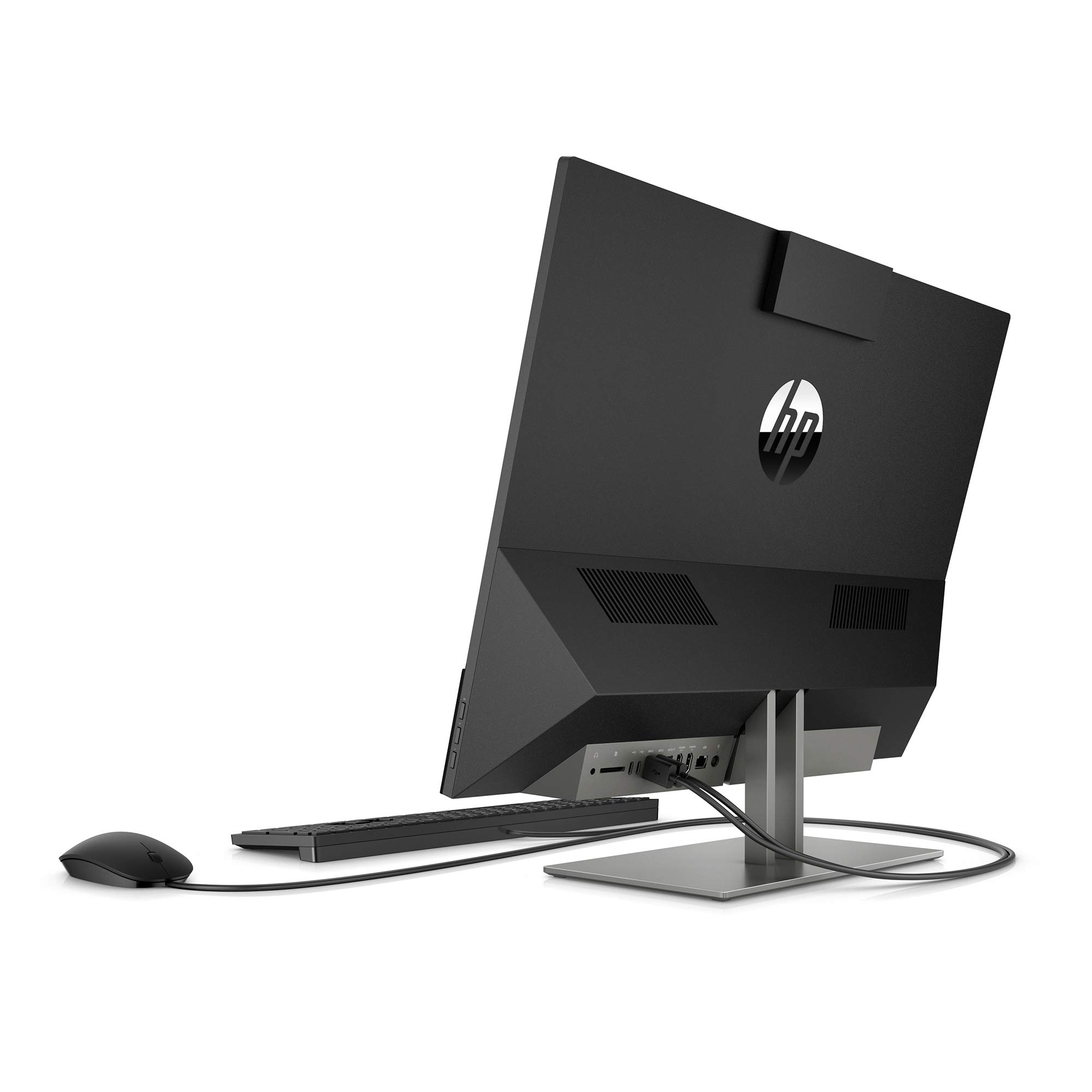 HP 4NN56AA#ABA Pavilion 24-Inch All-in-One Computer, Intel Core i5-9400T, 12 GB RAM, 512 GB Solid State Drive, Windows 10 (24-Xa0032, Black)
