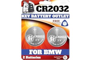 KEY BATTERY OUTLET Key Fob Battery for BMW CR2032 (2 Pack) OEM Remote Replacement for BMW Key X3 X5 X7 3-Series 5-Series 7-Series (PRX-BMW-4B4) Check Fitment Guide