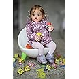 Anano Real Life Reborn Elf Doll 17 Inch Lifelike Fairy Baby Dolls That Look Real Elves Realistic Mini Silicone Elf Girl Soft Body (Toddler)