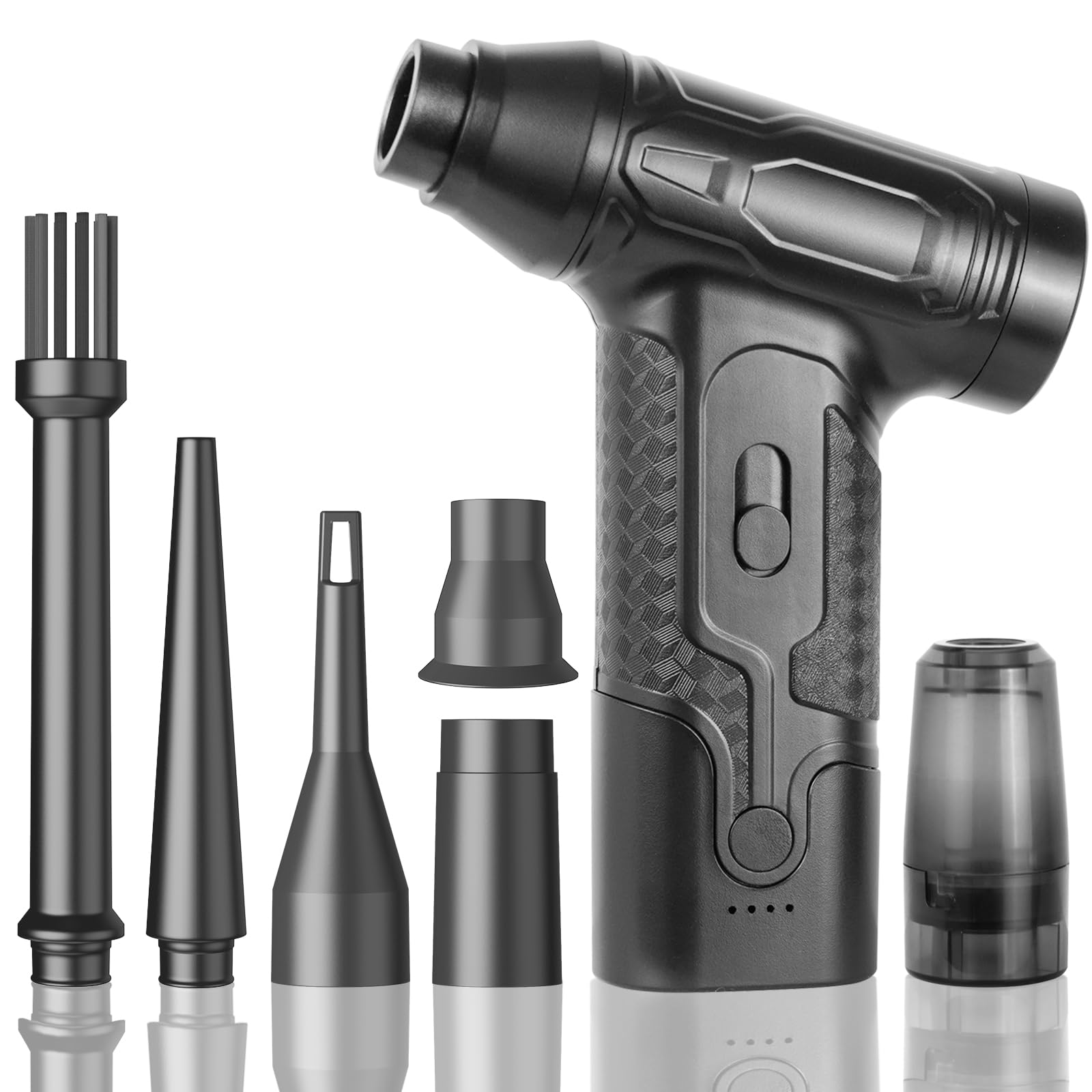 Photo 1 of Compressed Air Duster - 300000RPM Electric Air Duster Super Powerful - Cordless Handheld Air Blower, Adjustable Mini Dust Blower for Computer, Keyboard, Outdoor, Home, Gift for Men