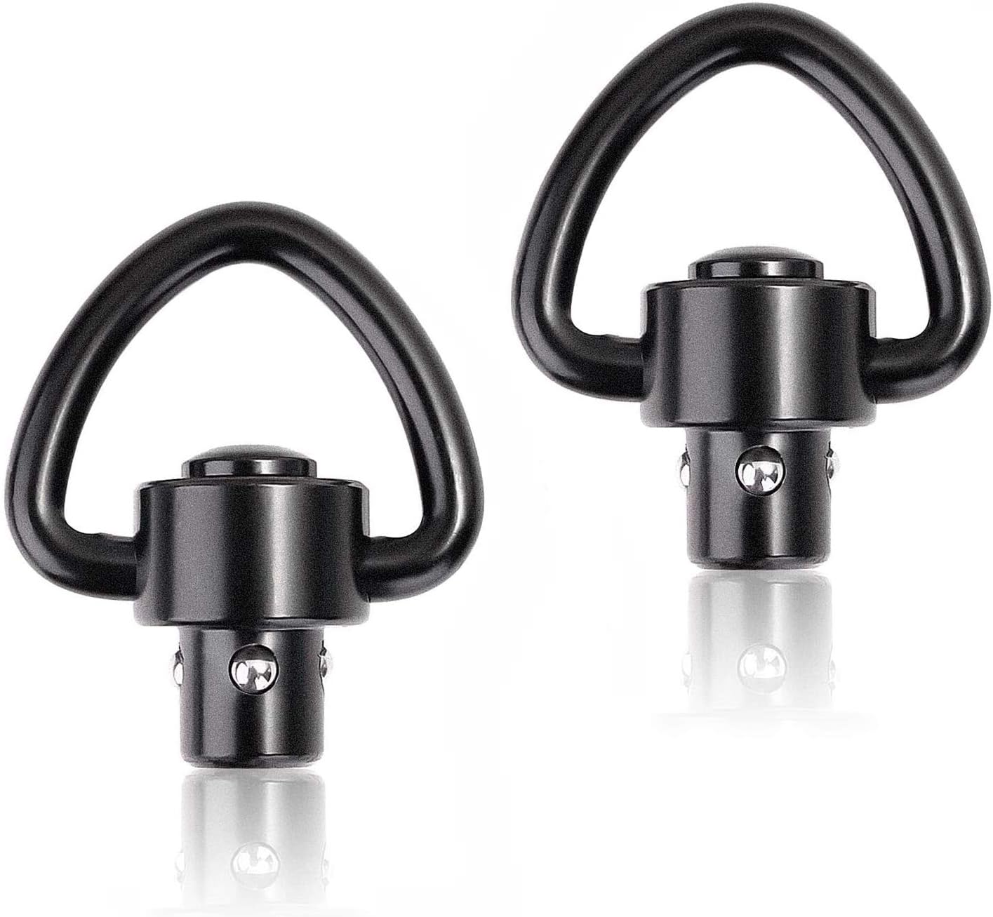 EAmber QD Sling Swivel Hoop Qd Quick Detach/Release Heavy Duty QD Sling Mount with Push Button