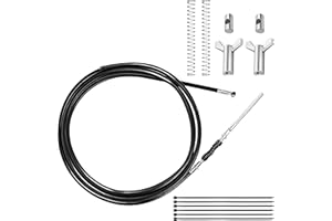TRX350 Rear Hand Brake Cable Kit with Rear Brake Adjuster Hardware, rear hand brake cable Fit for Fourtrax 300 Rancher 350 40