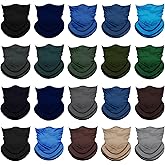 20pcs Cooling Neck Gaiter for Men Women Gator Face Mask Scart Cover Breathable Balaclava Bandana Sun Protection