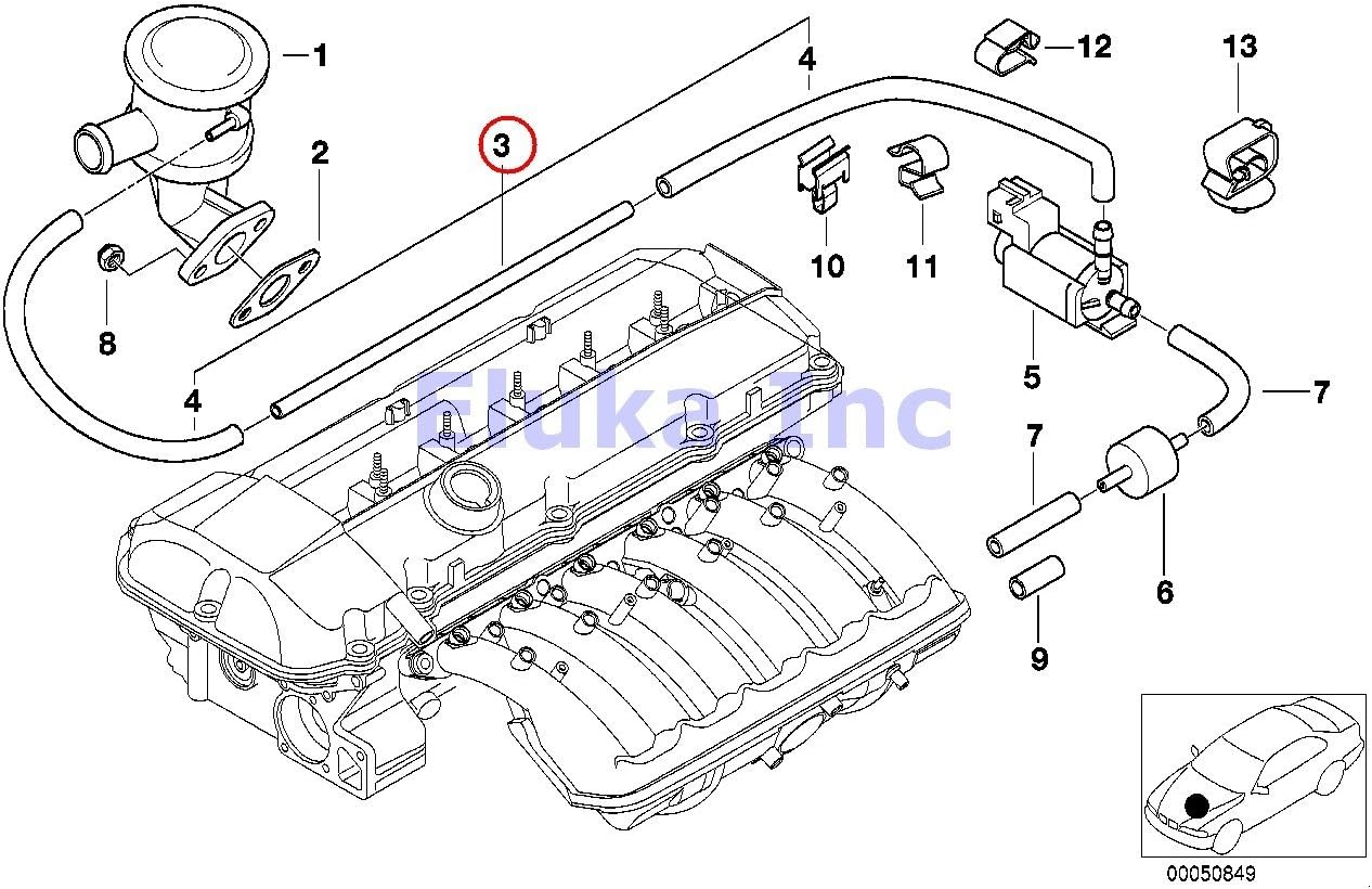 Guam Usedcars Com Emission Systems Automotive For 2001 2003 Bmw 325i Secondary Air Injection Hose 18556hk 2002 M54