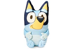 NORTHWEST Bluey Cloud Hugger Pillow – Ultra-Soft Plush Character – Officially Licensed Bluey Collectible – Lightweight Travel Pillow for Home, Office, or On-The-Go Comfort – 11.5 Inches