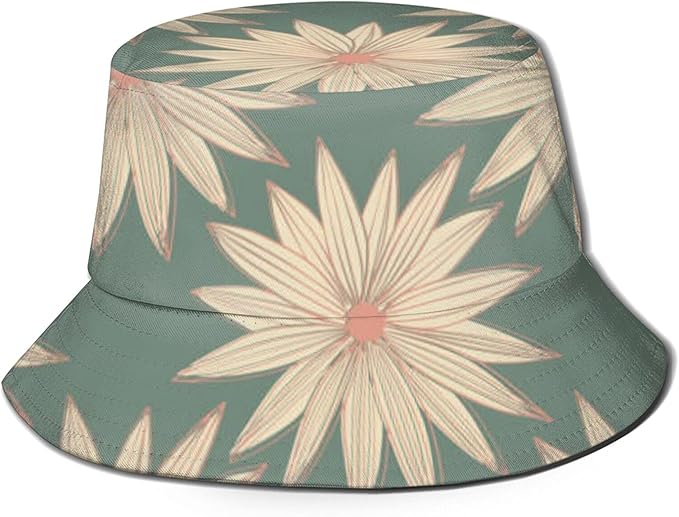 Sombrero de sol estilo cubo hombres mujeres plegable, impresión moderna