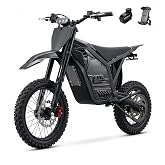 TICSKY Electric Dirt Bike,4500W Peak Motor 48V 23Ah 45MPH 50 Miles Range | ABS Hydraulic Brakes and Full Suspensions Mountain Off Road Mid Drive Motor Electric-Motorcycle,for Teens &amp; Adults EDirt Bike