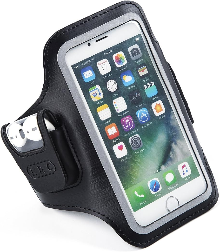 Airpods Skin(12 sets) Protective Airpods decal Airpods wrap Stylish to Customize & Protect your Apple AirPods (Black)