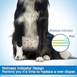 Pet Soft Male Dog Wraps 20 Count Disposable Nappies Wetness Indicator Small view 4
